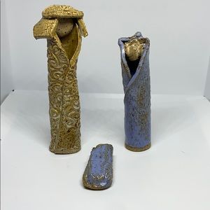 Pottery Jesus, Mary, and Joseph